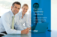 The 2013 Leadership Handbook