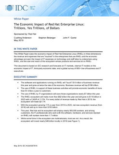 IDC: Economic Impact of Red Hat Enterprise Linux