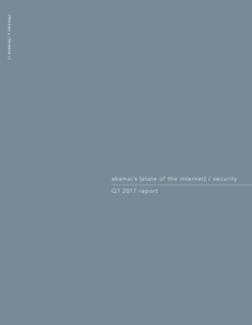 Akamai’s State of the Internet/Security Report