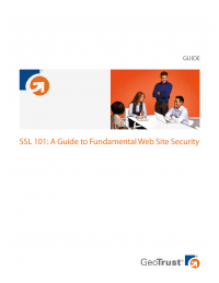 SSL 101: A Guide to Fundamental Web Site Security