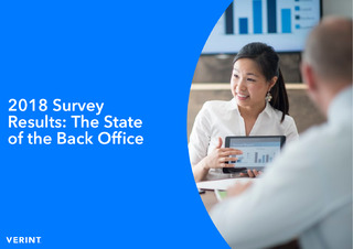 Survey Says? Back Offices Have a Long Way To Go To Be Optimized