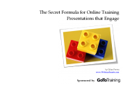 The Secret Formula for Online Presentations that Engage