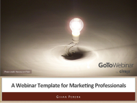 A Webinar Template for Marketing Professionals