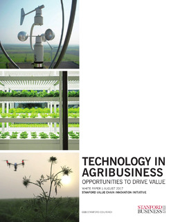 Technology in Agribusiness: Opportunities to Drive Value