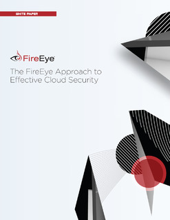 The FireEye Approach to Effective Cloud Security