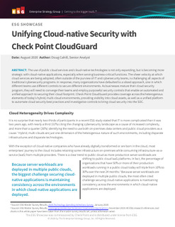 ESG Cloud Native Security Whitepaper
