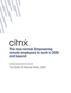 Forrester: The state of remote work 2020