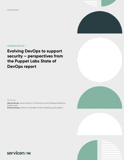 Evolving DevOps to Support Security – perspectives from the Puppet Labs State of DevOps report