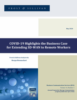 Frost & Sullivan COVID-19 Highlights the Business Case for Extending SD-WAN to Remote Workers