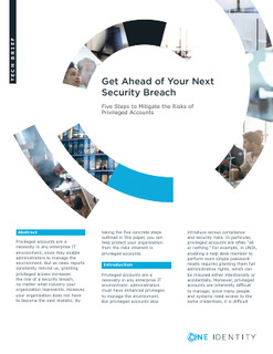 Get Ahead of Your Next Security Breach