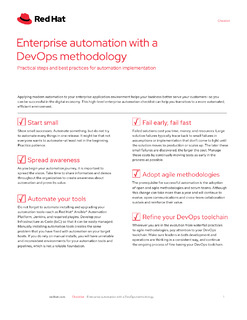 Enterprise Automation with a DevOps Methodology