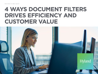 Four Ways Document Filters Drives Efficiency and Customer Value