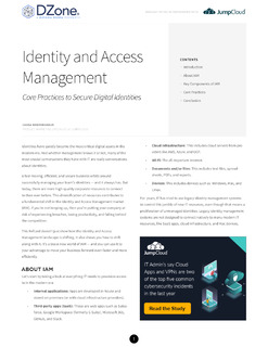 Identity and Access Management Core Practices to Secure Digital Identities