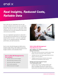 Real insights, Reduced Costs, Reliable Data