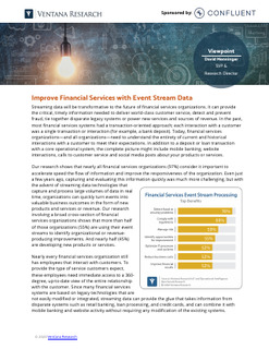 How Streaming Data Will Be Transformative To The Future of Financial Services Organizations