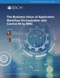 The Business Value of Application Workflow Orchestration with Control-M by BMC