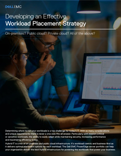 Developing an Effective Workload Placement Strategy