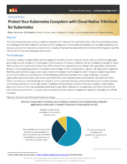 ESG Lab Review: Protect Your Kubernetes Ecosystem with Cloud-Native TrilioVault for Kubernetes