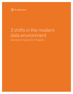 3 shifts in the modern data environment