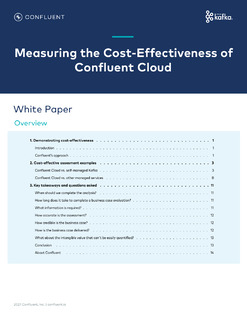 Measuring the Cost-Effectiveness of Confluent Cloud