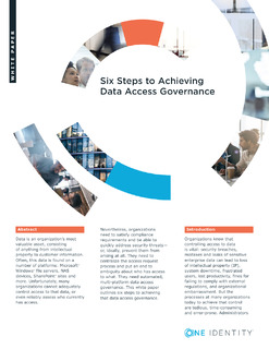 Protected: Six Steps to Achieving Data Access Governance