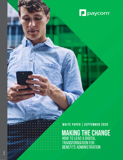 Making the Change: How to Lead a Digital Transformation to Success
