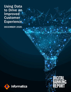 Using Data to Drive an Improved Customer Experience by Digital Banking Report