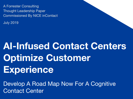 Forrester AI Infused Contact Center