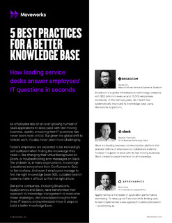 5 Best Practices For a Better Knowledge Base
