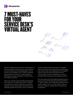 7 Must-Haves For Your Service Desk’s Virtual Agent