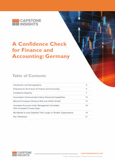 A Confidence Check for Finance and Accounting: Germany