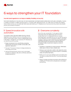 6 Ways to Strengthen Your IT Foundation
