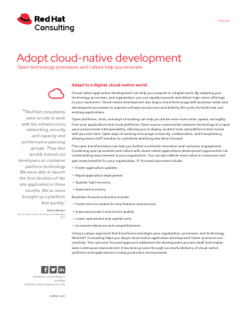 Adopt Cloud-Native Development