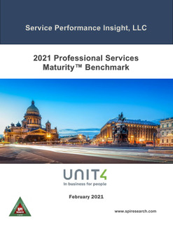 2021 Professional Services Maturity™ Benchmark