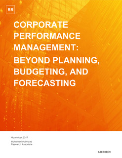 Corporate Performance Management: Beyond Planning, Budgeting and Forecasting