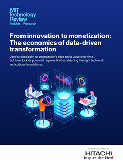 From innovation to monetization: The economics of data-driven transformation