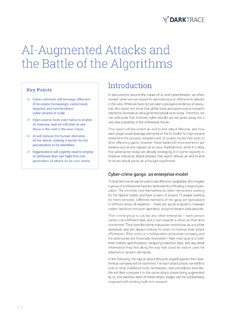 The Battle of the Algorithms and the AI-Augmented Attacks