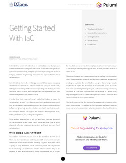Getting Started With IaC