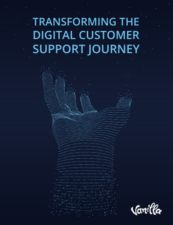 Transforming the Digital Customer Support Journey