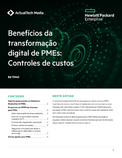 Benefícios da transformação digital de PMEs: Controles de custos