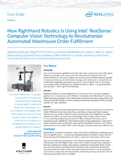 How RightHand Robotics is using Intel® RealSense™ Computer Vision Technology