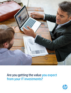 Are You Getting the Value You Expect From Your It Investments?