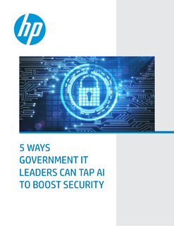 5 Ways Government It Leaders Can Tap Ai to Boost Security