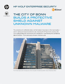 The City of Bonn Is Building a Protective Shield Against Unknown Malware Code