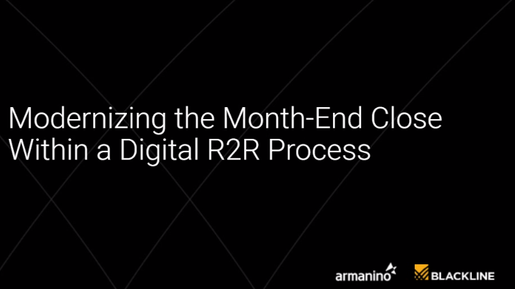 Modernizing the Month-End Close Within a Digital R2R Process