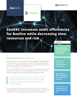ZenGRC Increases Audit Efficiencies for Beeline While Decreasing Time, Resources and Risk
