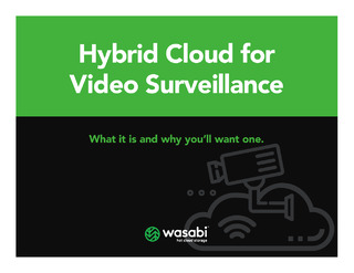 Wasabi Hybrid Cloud for Video Surveillance