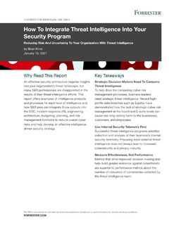 How to Integrate Threat Intelligence Into Your Security Program