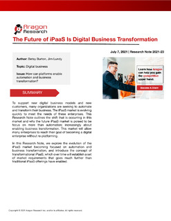 The Future of iPaaS Is Digital Business Transformation