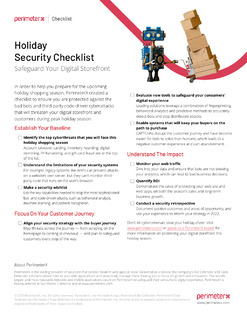 Holiday Security Checklist